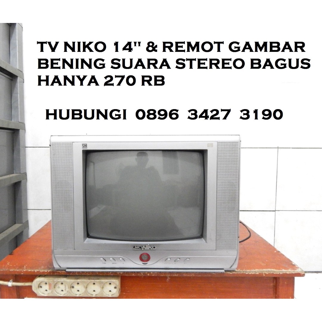 Tv NiKo 14 in Jernih Remot ada Suara Ok Katapang Kab.Bandung, Elektronik,  TV & Perlengkapan Hiburan di Carousell