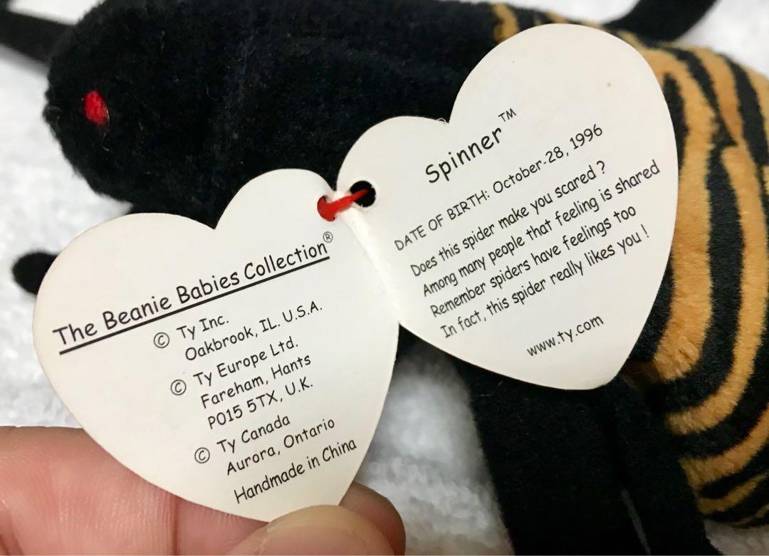 TY The Beanie Babies Collection - Original - Spinner - 1996, Hobbies