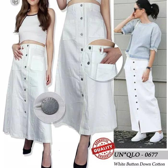 uniqlo white button down