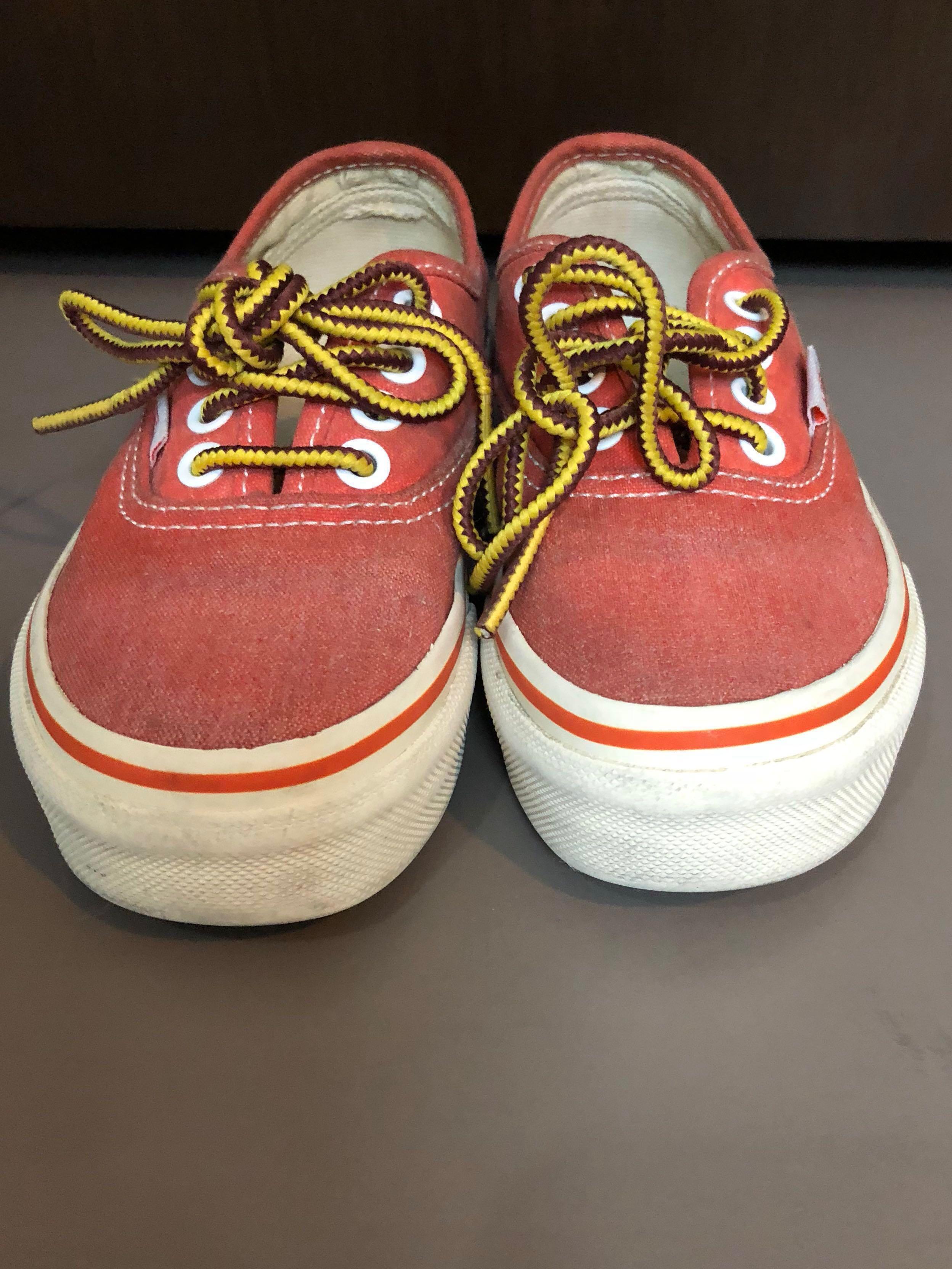 boys orange vans