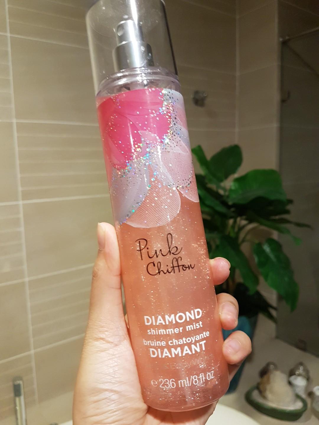 Pink chiffon deals shimmer mist