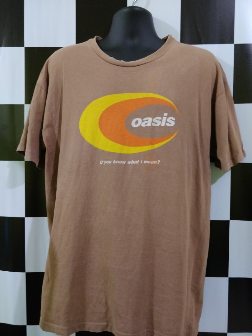 Vintage 90s rare Oasis D'you know what i mean? Shirt., Men's Fashion