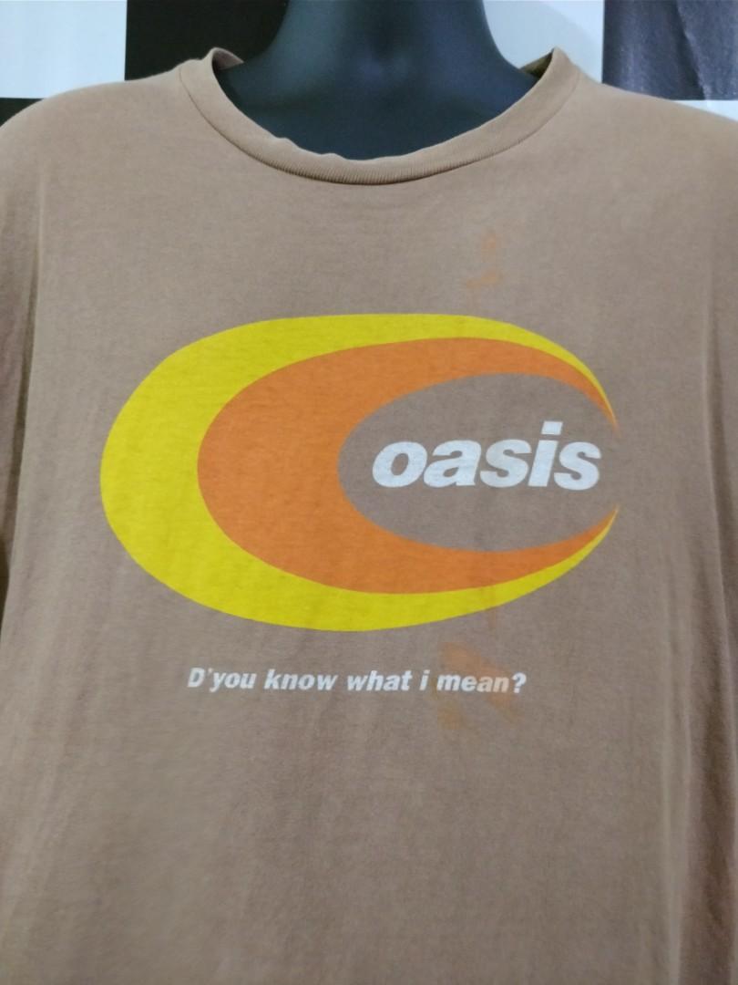 Vintage 90s rare Oasis D'you know what i mean? Shirt., Men's Fashion