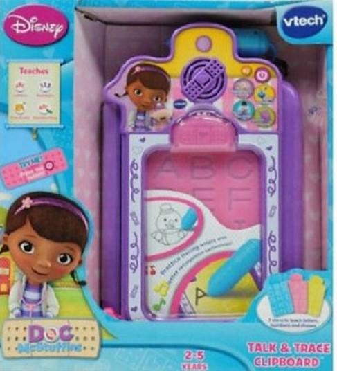 Vtech doc mcstuffins talk shop & trace clipboard