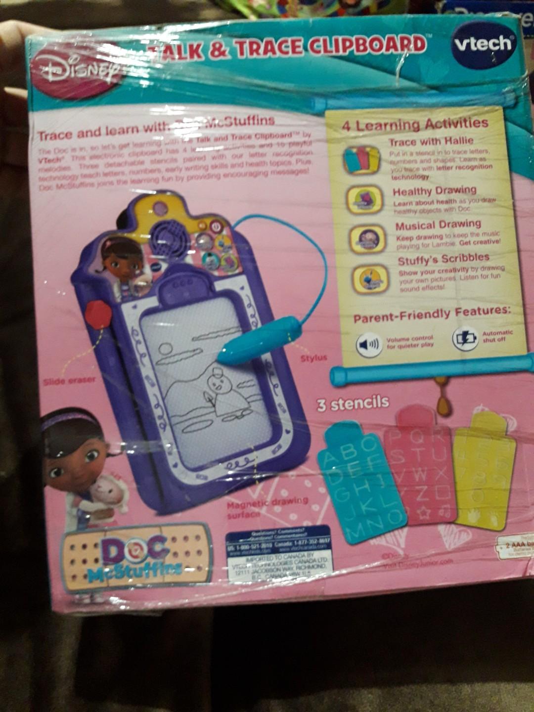 VTech Doc McStuffins Talk Trace Clipboard Babies Kids Infant