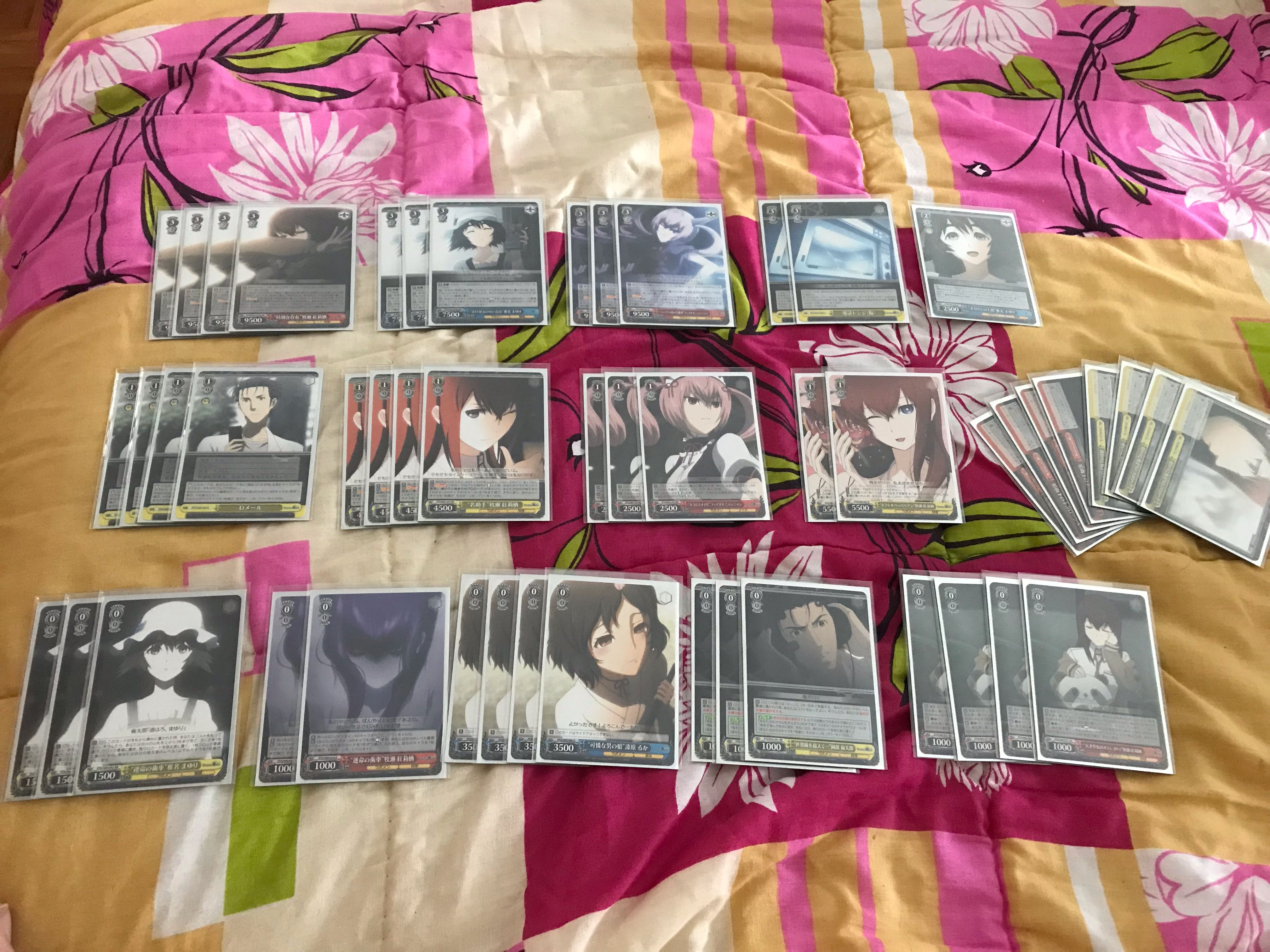 Weiss Schwartz Steins Gate Kurisu Deck Hobbies Toys Toys Games On Carousell