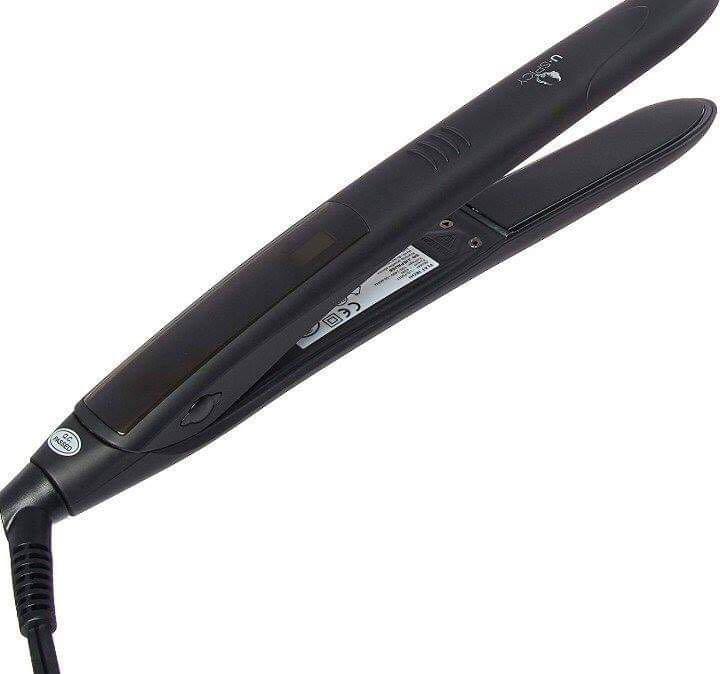1178-USpicy Hair Straightener, Hair Flat Iron with Heat Resistant Silicone  Pad, Curved Design and MCH Ceramic Plate (LCD Display, 110V-220V  Compatibility, Ergonomic Handle, 450 °F / 232 °C), Beauty & Personal Care,