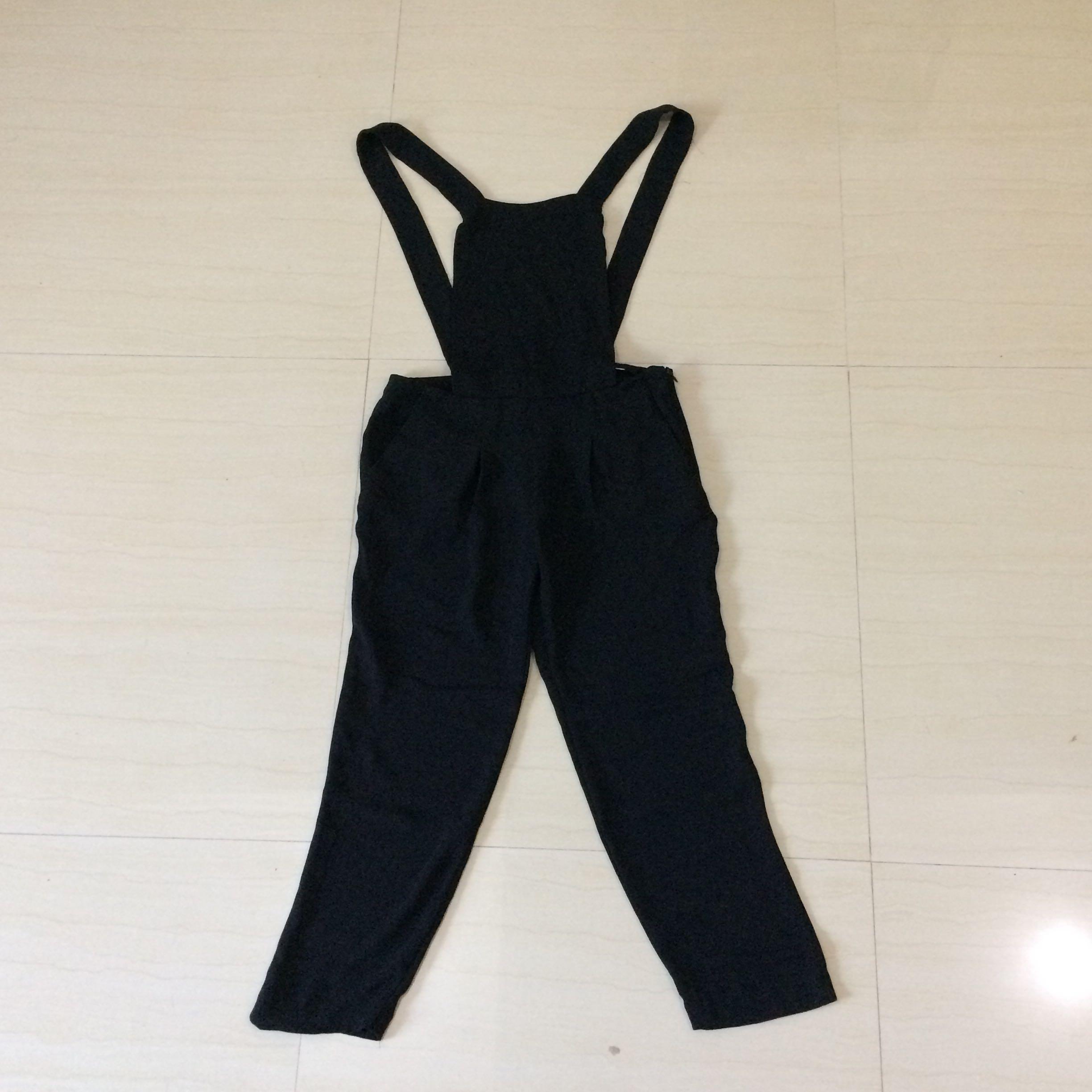 black jumpsuit overall