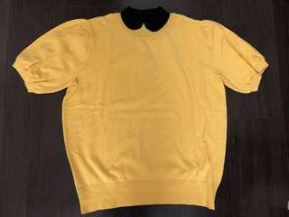 Yellow knit wear