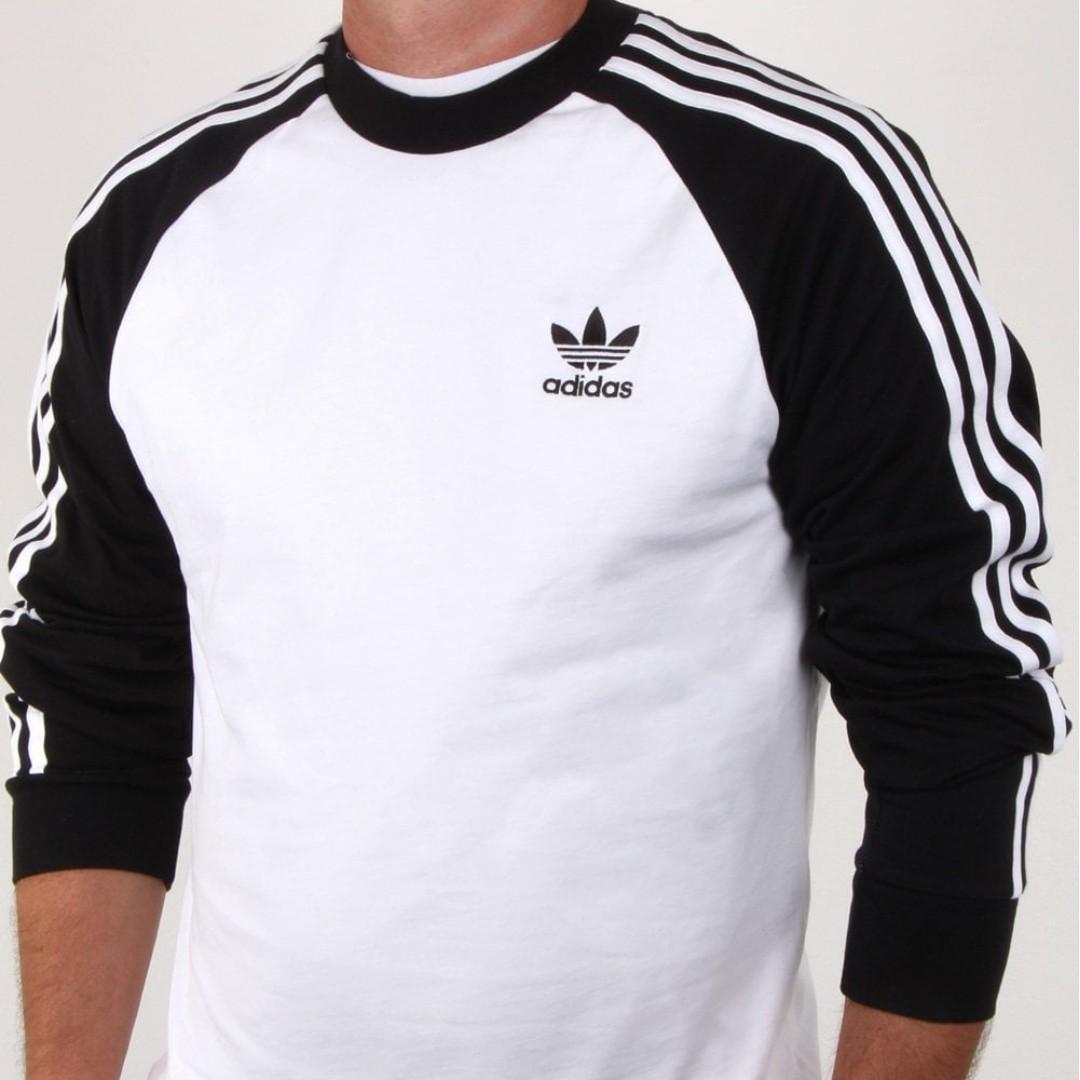 Long sleeve white adidas top top