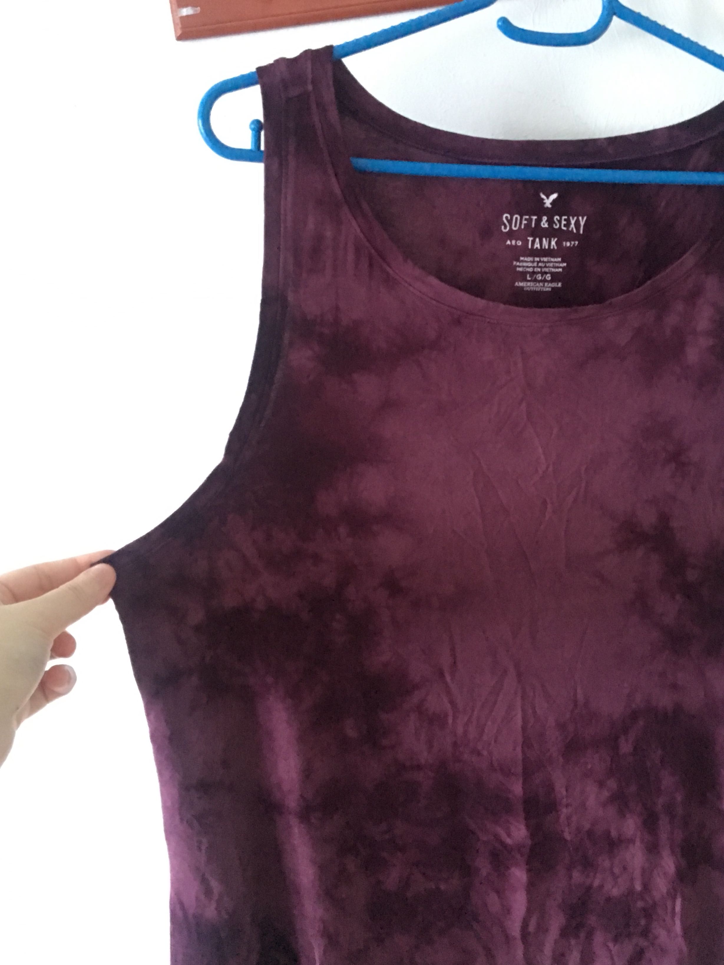 Aeo Soft Sexy Burgundy Tank Women S Fashion Clothes Tops On Carousell