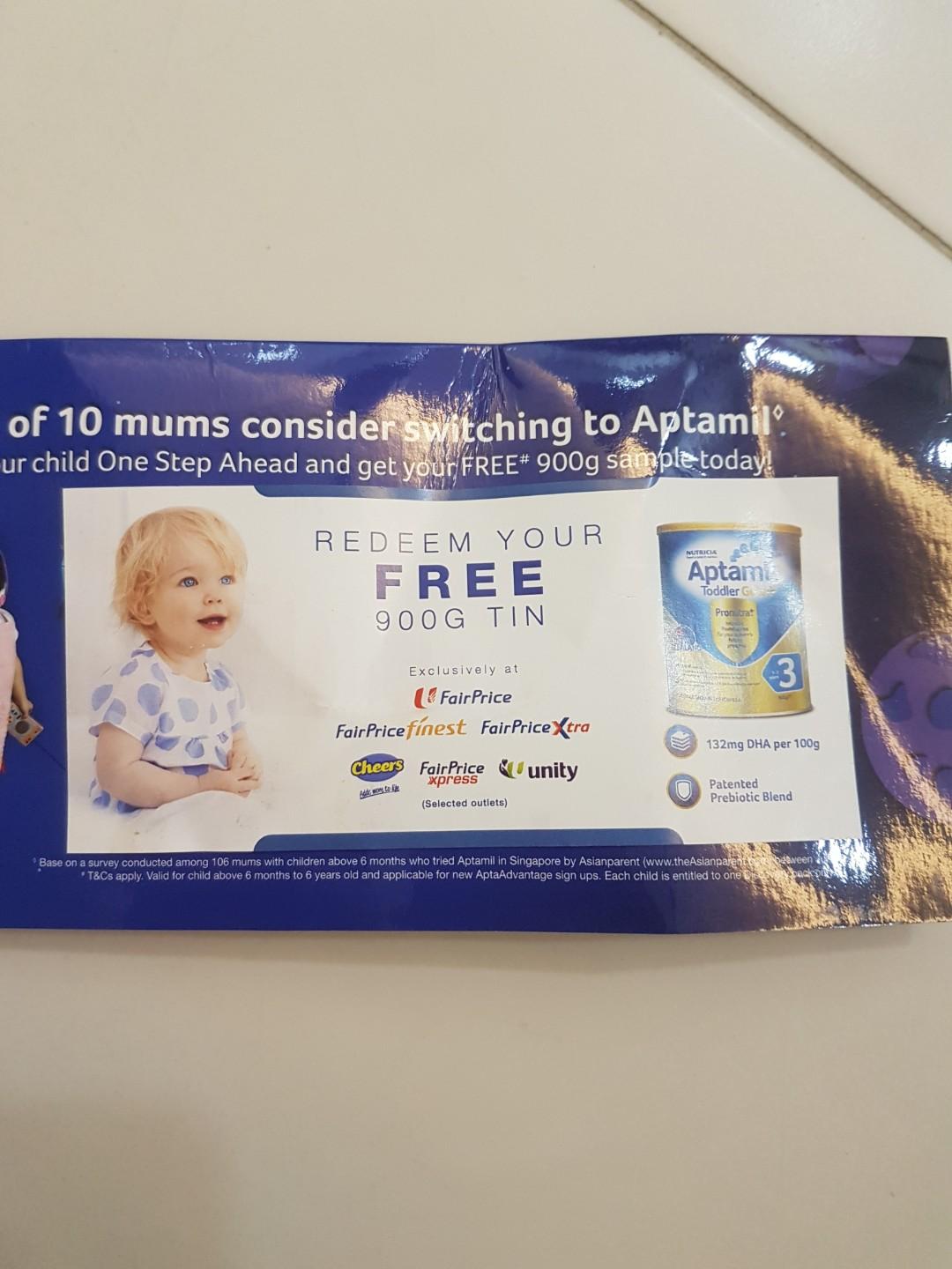 Aptamil Toddler Gold 900g Babies Kids Nursing Feeding On