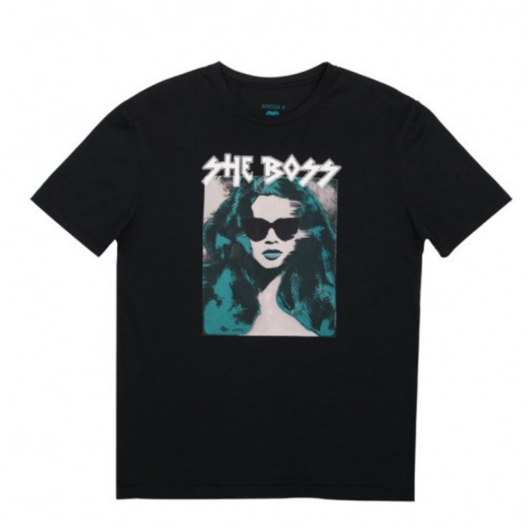 Arissa X She Boss Rock Band Tee Women S Fashion Clothes Tops On Carousell