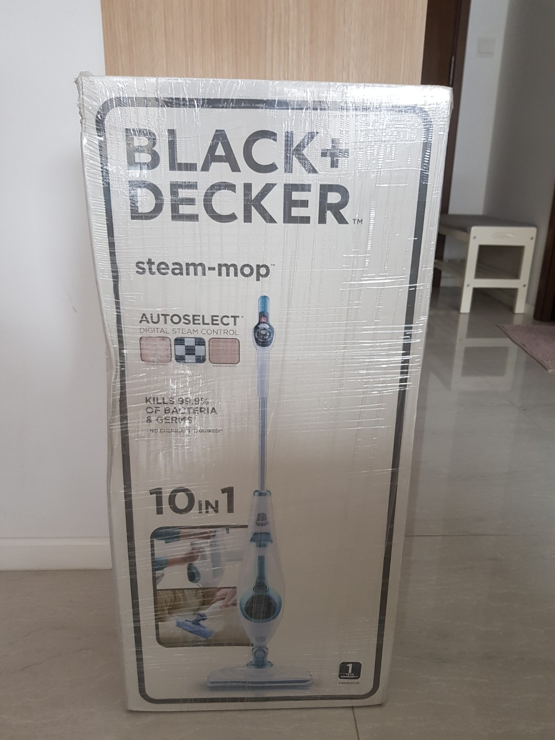 Black + Decker 10 in 1 Steam mop, TV & Home Appliances, Irons