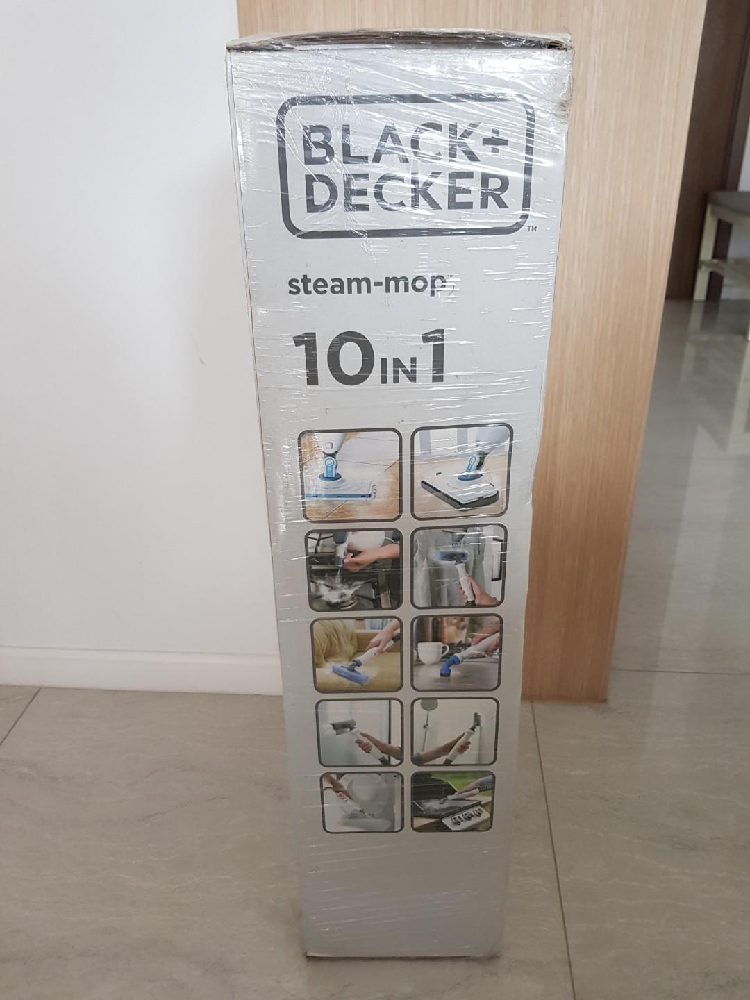 Black + Decker 10 in 1 Steam mop, TV & Home Appliances, Irons