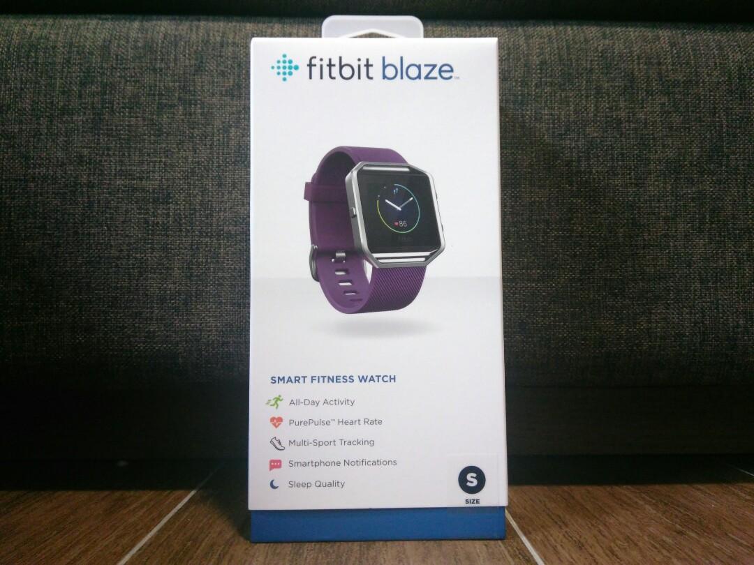 BN Fitbit Blaze (Plum S) Watch 