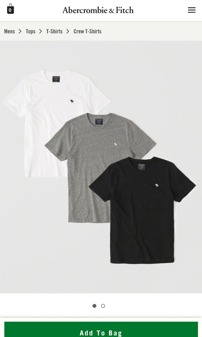 The a&f crew tee clearance
