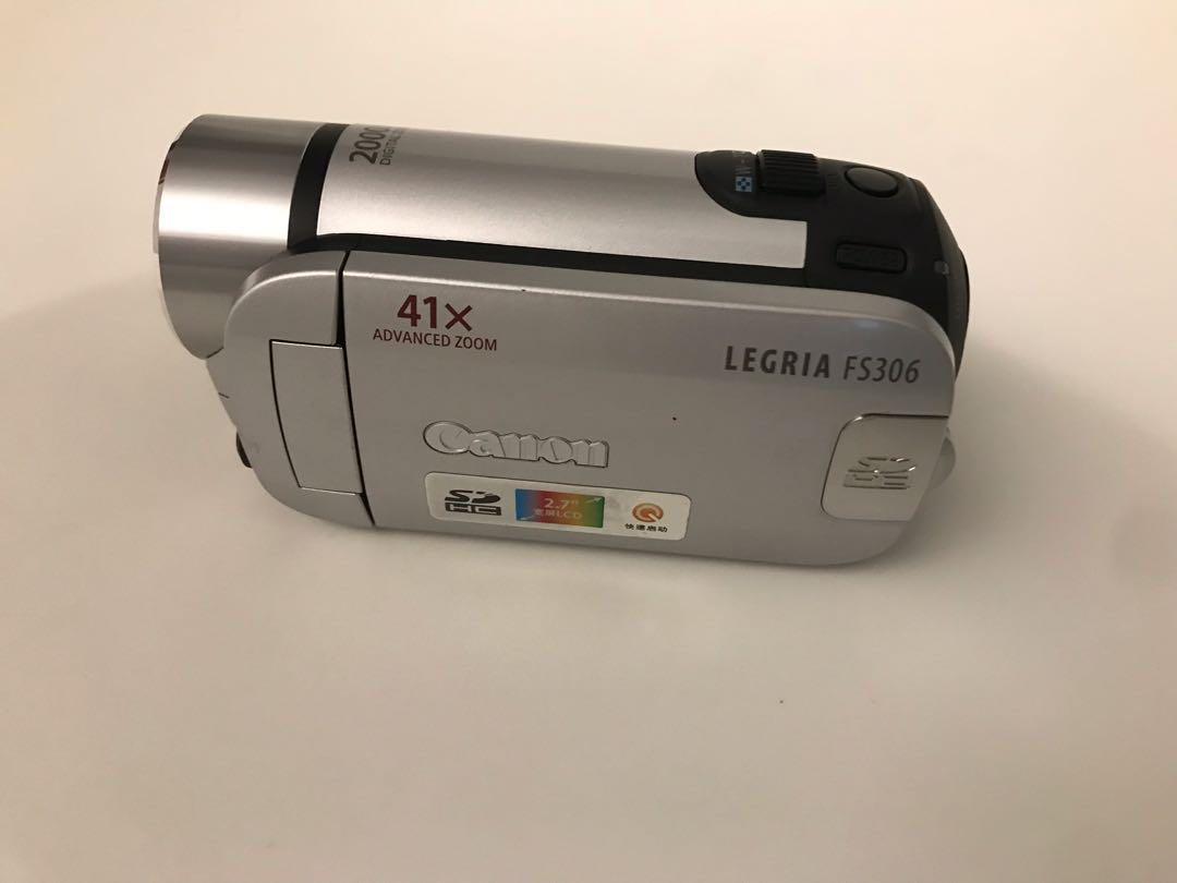 Canon LEGRIA FS306 Camcorder -, Photography, Cameras on Carousell