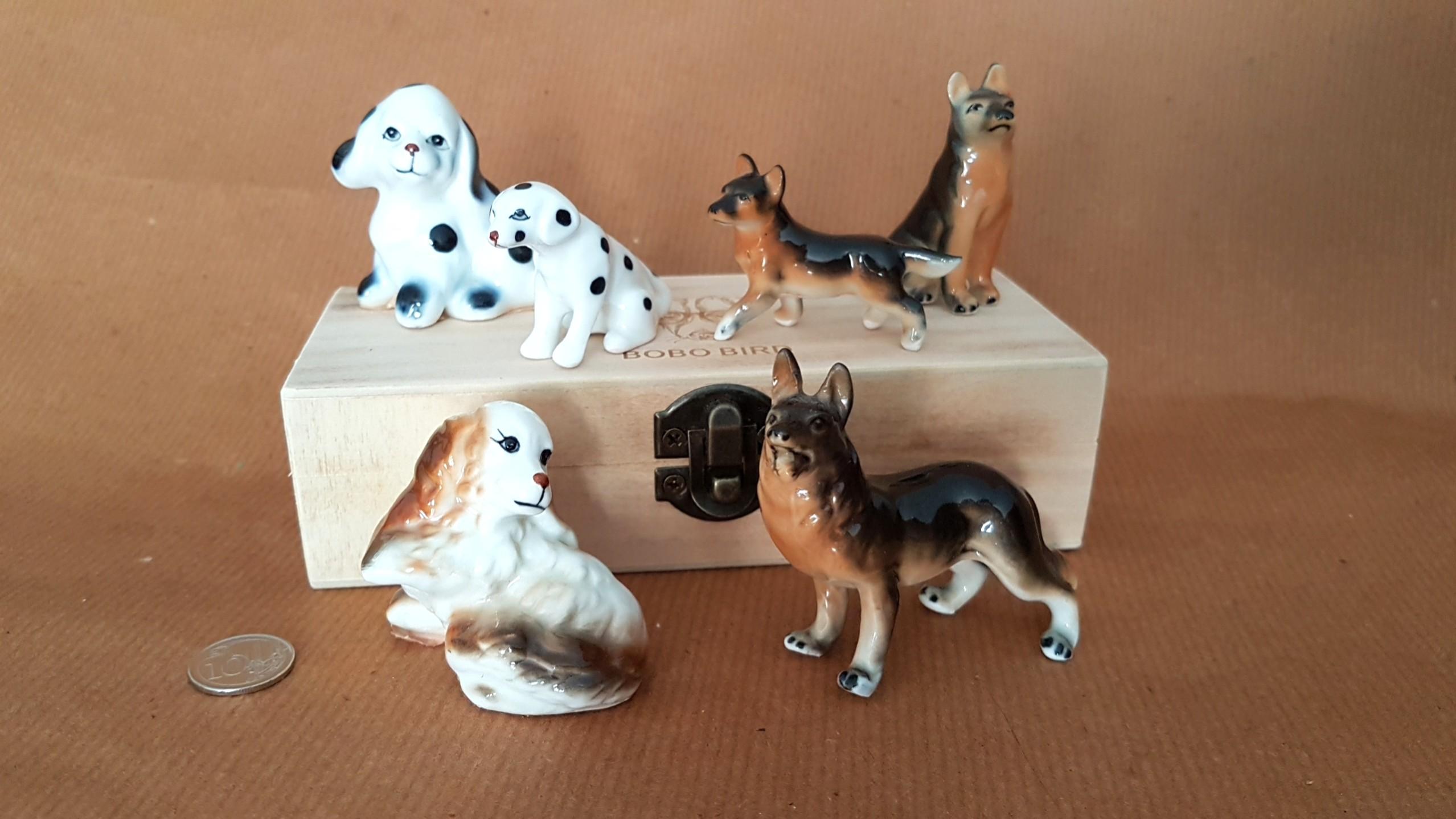 Ceramic dog figurine