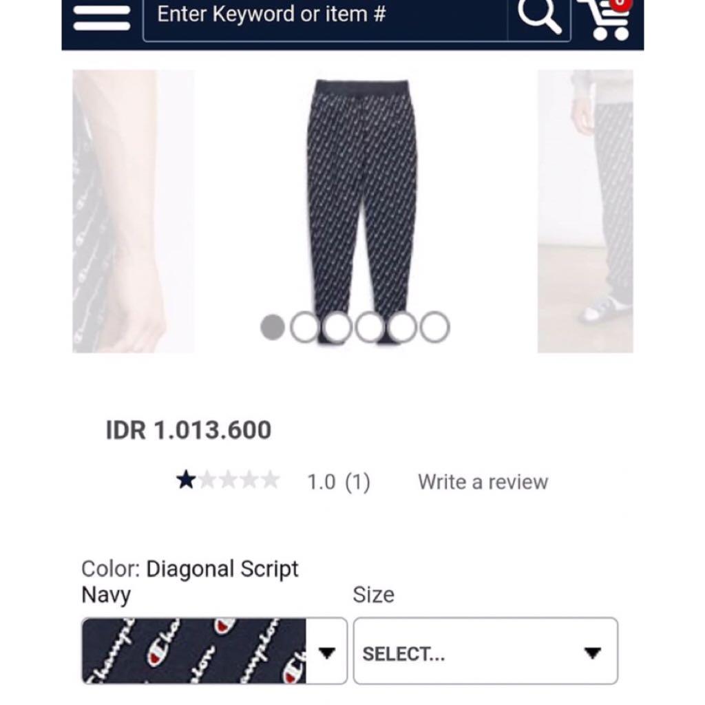 CHAMPION LIFE MEN S REVERSE WEAVE JOGGERS ALL OVER LOGOSTYLE