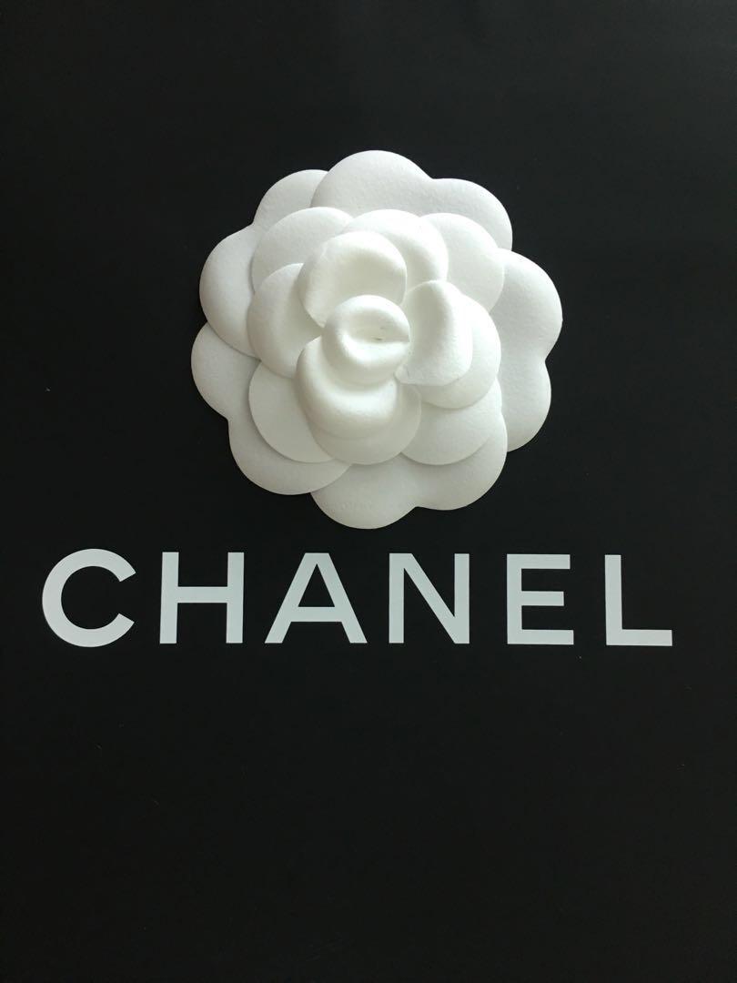 Chanel White Flower, Luxury, Accessories on Carousell