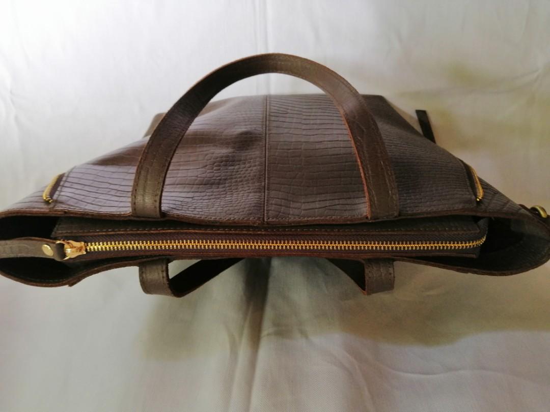 COSTAL GENUINE LEATHER BAG PHILIPPINE MADE, Women's Fashion, Bags