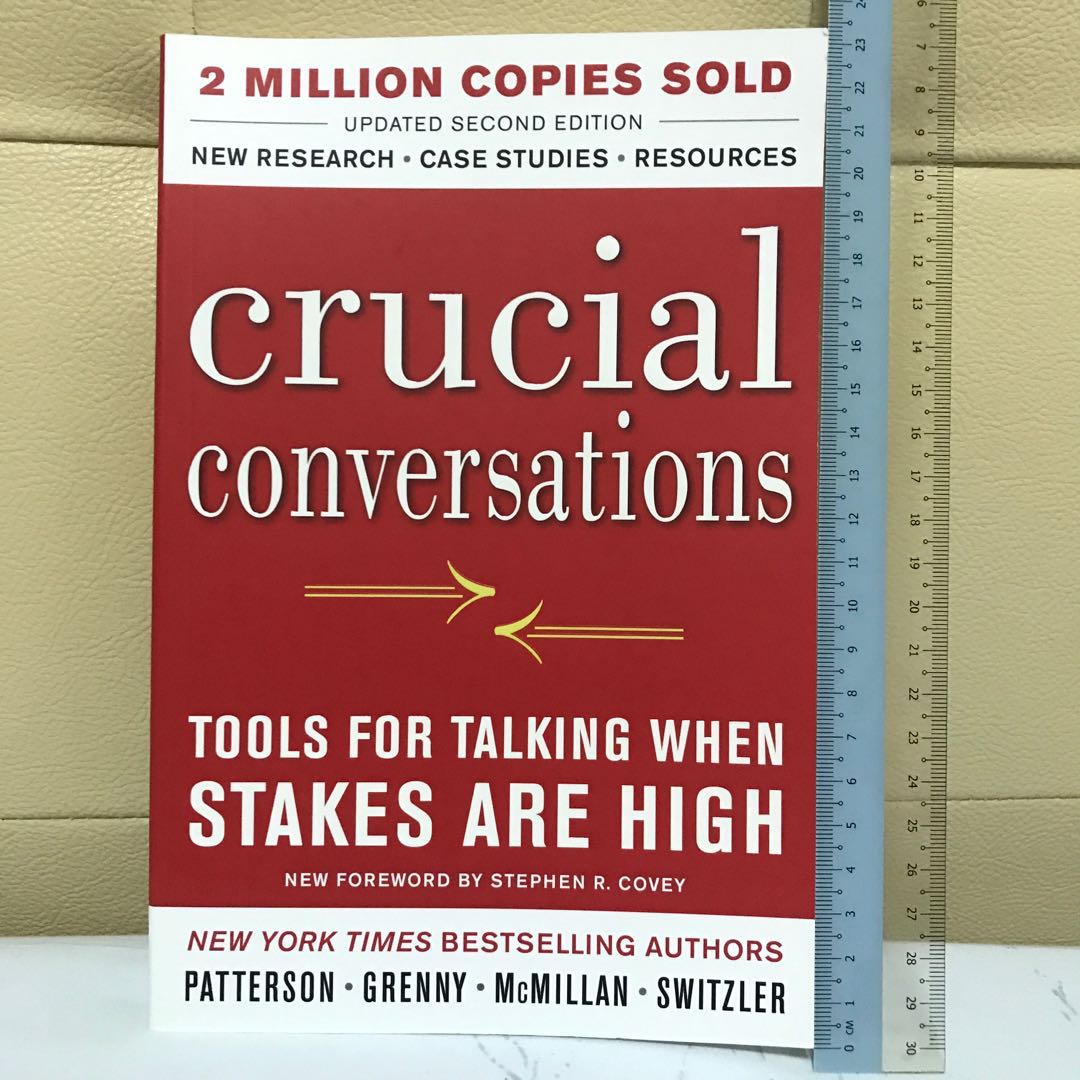 Crucial Conversations Tools For Talking When Stakes Are High Single11 Books Stationery Magazines Others On Carousell