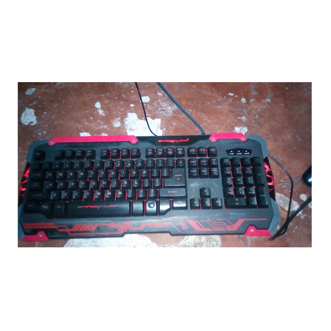 Dragon War Keyboard & Mouse set, Computers & Tech, Parts & Accessories ...