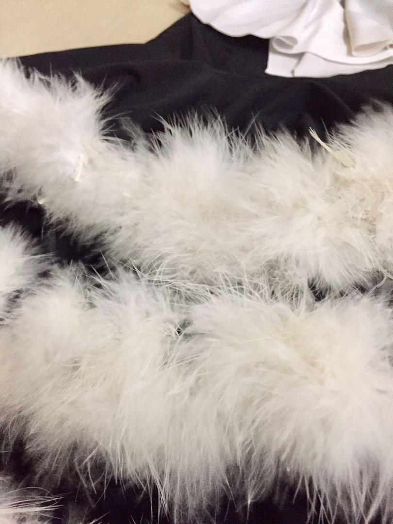 Feathery Latin Dance Costume (Black White) Babies Kids Babies