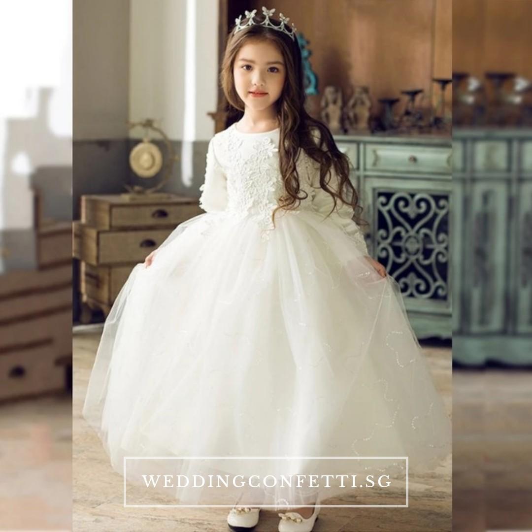 infant flower girl dresses long sleeve