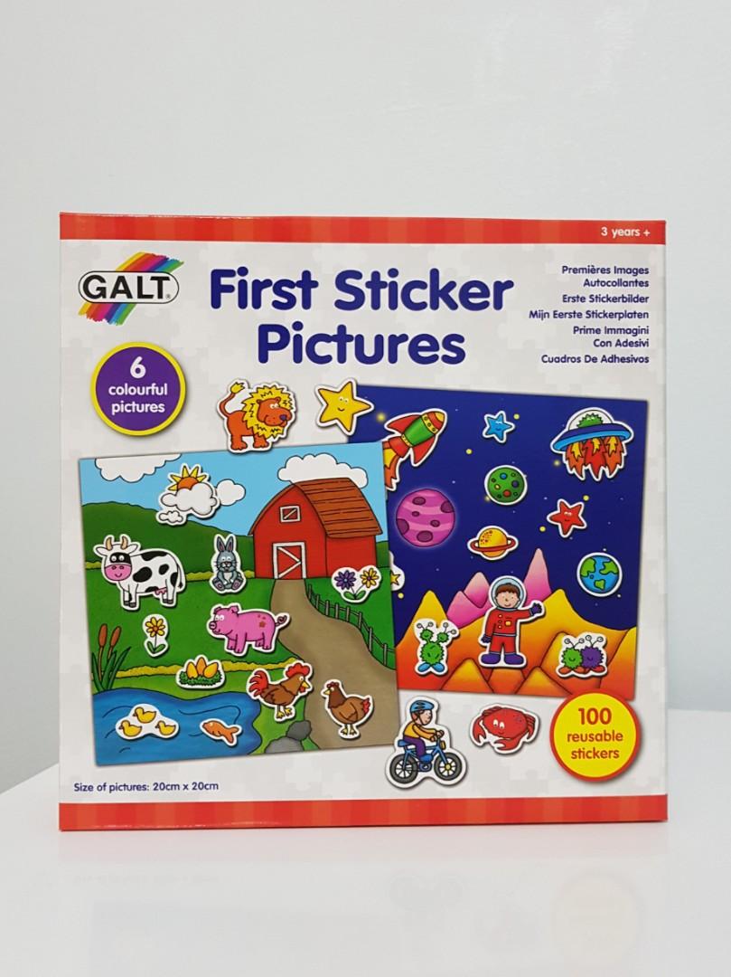 Galt First Sticker Pictures Babies Kids Toys Walkers On Carousell