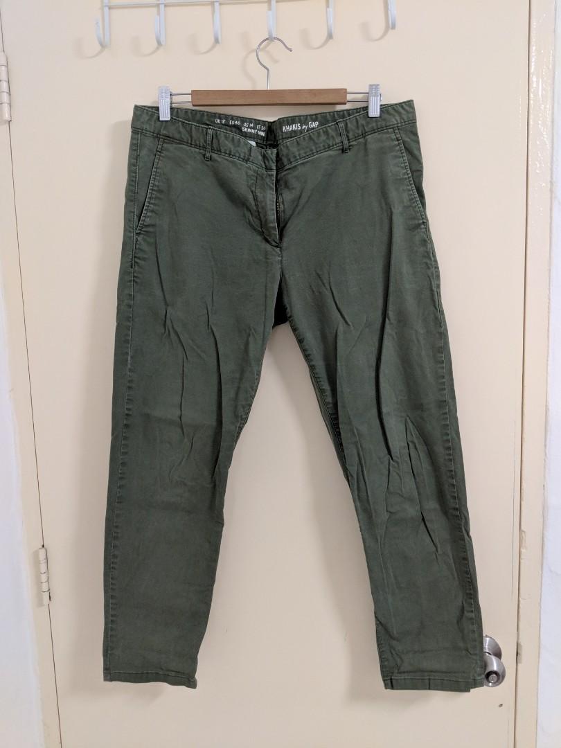 cropped khakis