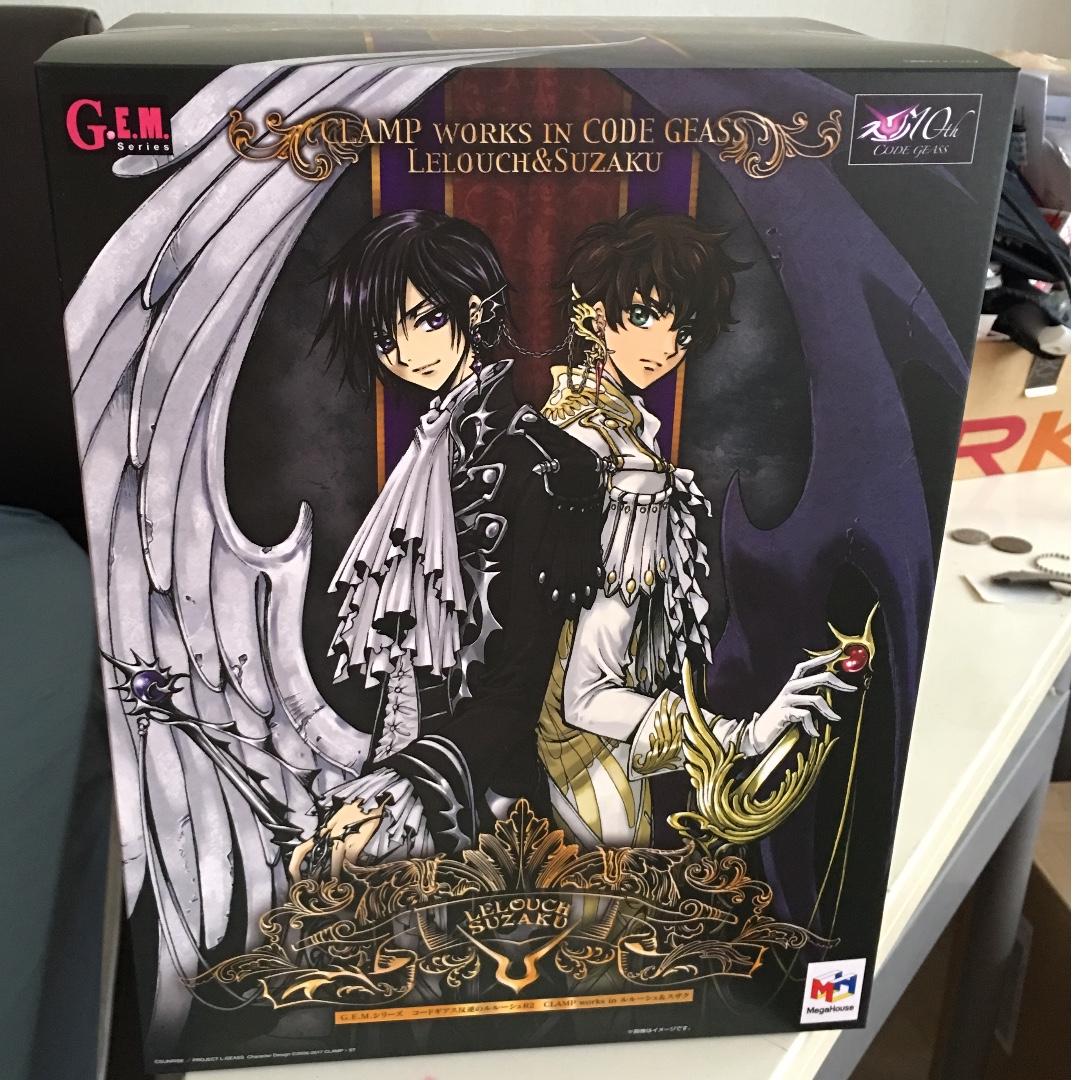 Gem Code Geass Lelouch Of The Rebellion R2 Clamp Works Lelouch Suzaku Hobbies Toys Toys Games On Carousell