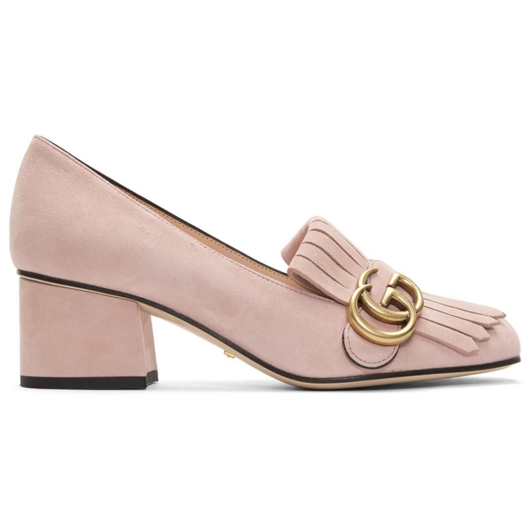 Gucci suede loafer pumps shop
