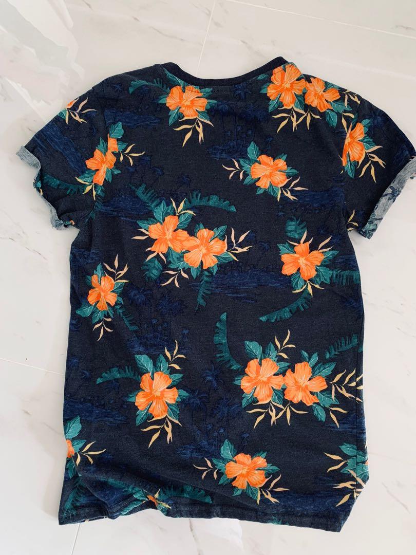 H&m mens floral t shirt clearance