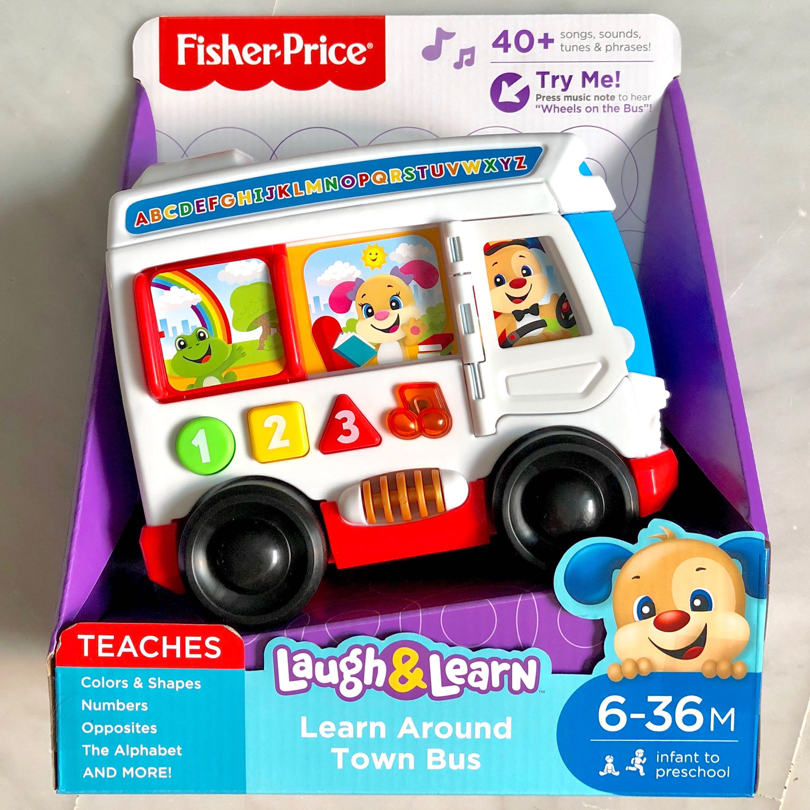 Fisher price laugh hotsell and learn bus