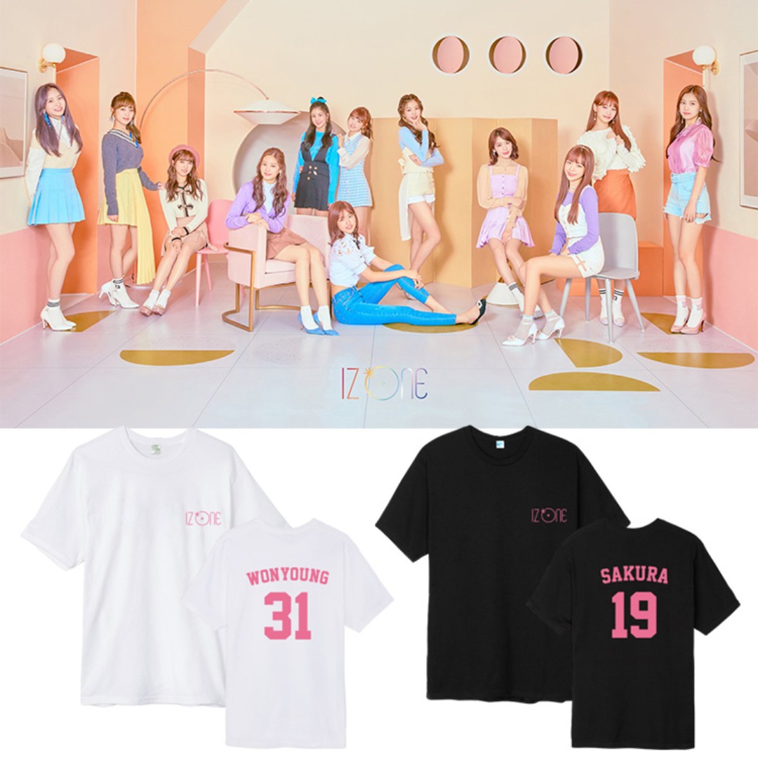 Izone La Vie En Rose Album Inspired Shirt Entertainment K Wave On Carousell