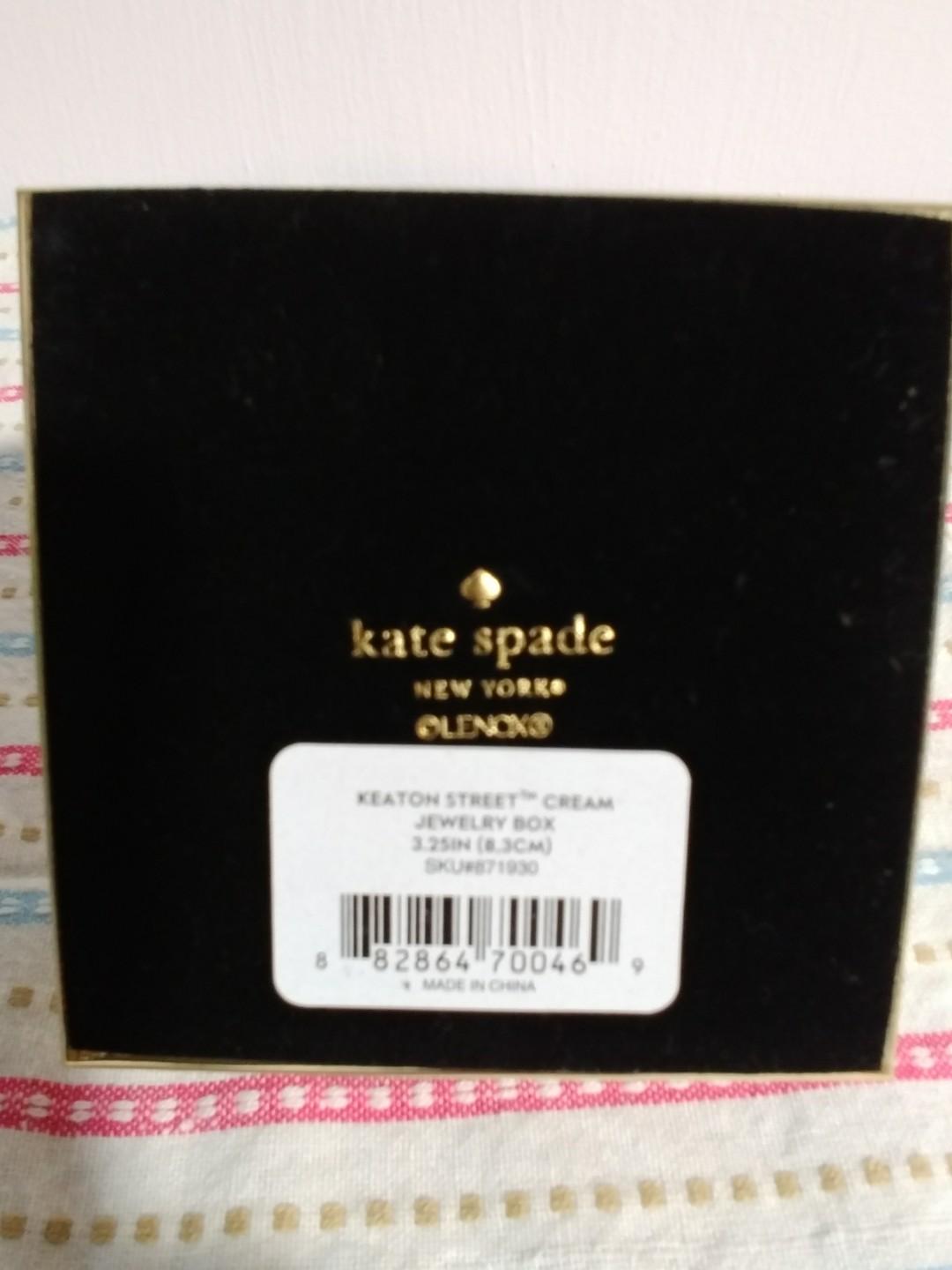 Kate Spade Keaton Jewelry Box Cream color, Luxury, Accessories on Carousell