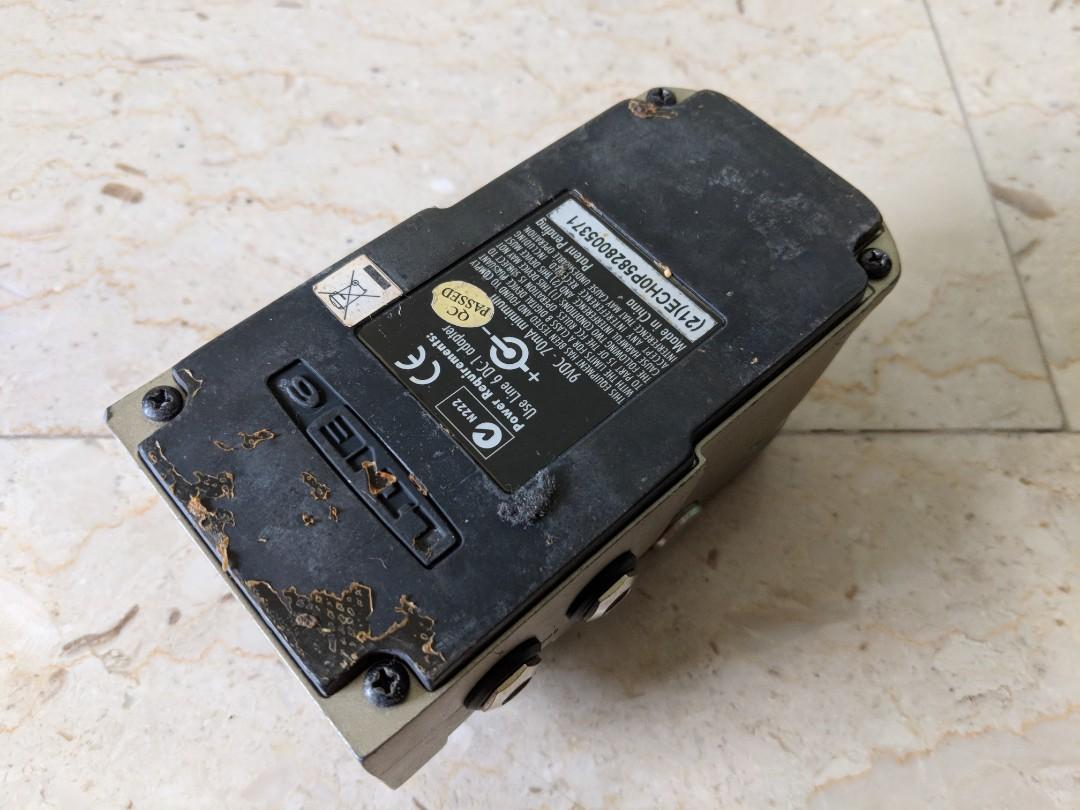 Line 6 Echo Park Delay Electric Guitar Effects Pedal Modulation Tap Tempo Ping Pong Swell