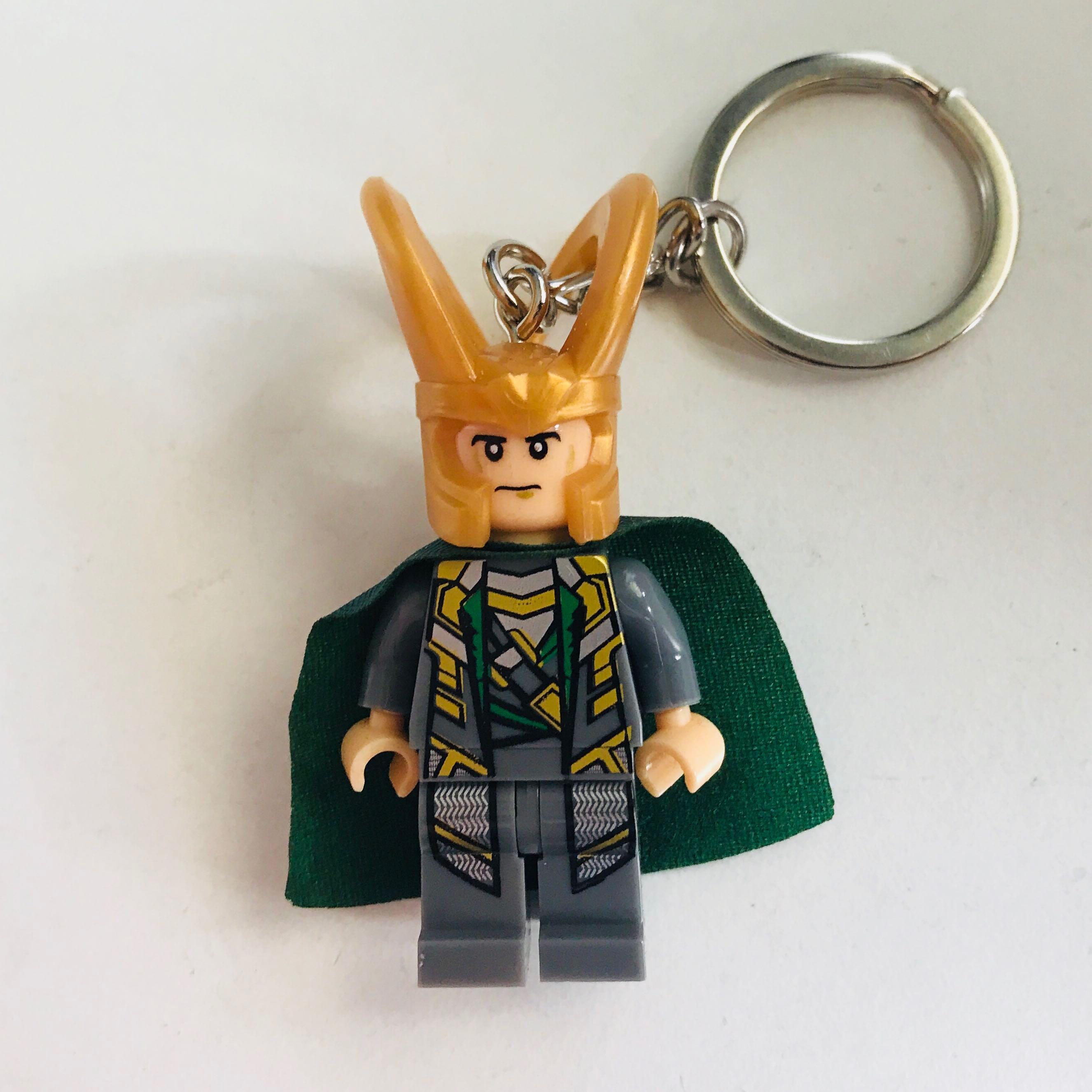 Lego best sale loki keychain