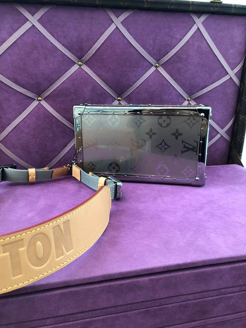 Authentic Louis Vuitton x Kim Jones Titanium Clutch Box M20101, Luxury,  Bags & Wallets on Carousell