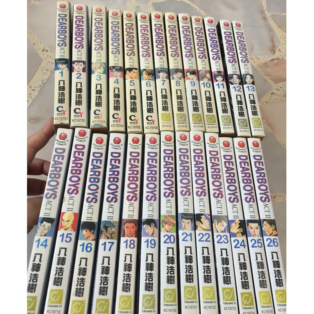 Manga Dear Boys Act2 1 26 Not Complete Books Stationery Comics Manga On Carousell