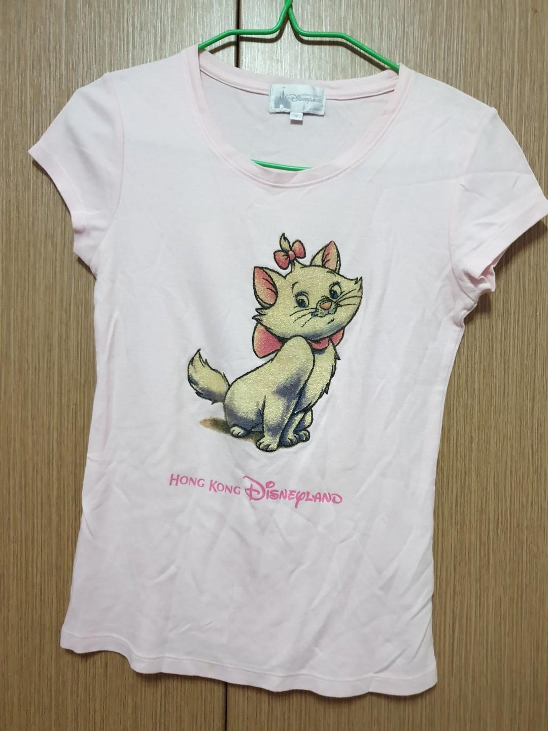 Marie The Cat T Shirt From Hongkong Disney Land Women S Fashion