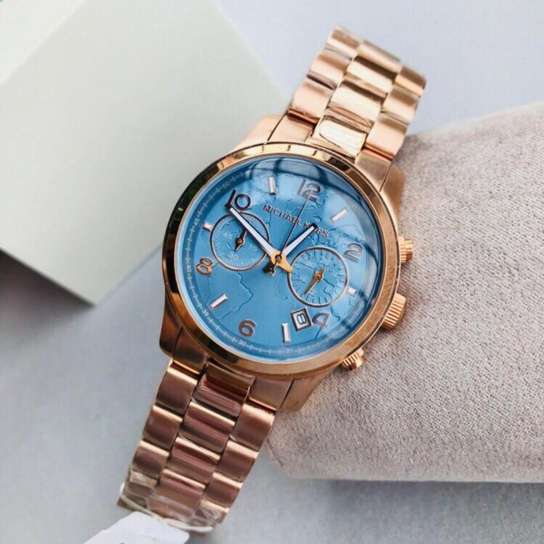 Michael kors hunger stop watch rose gold top