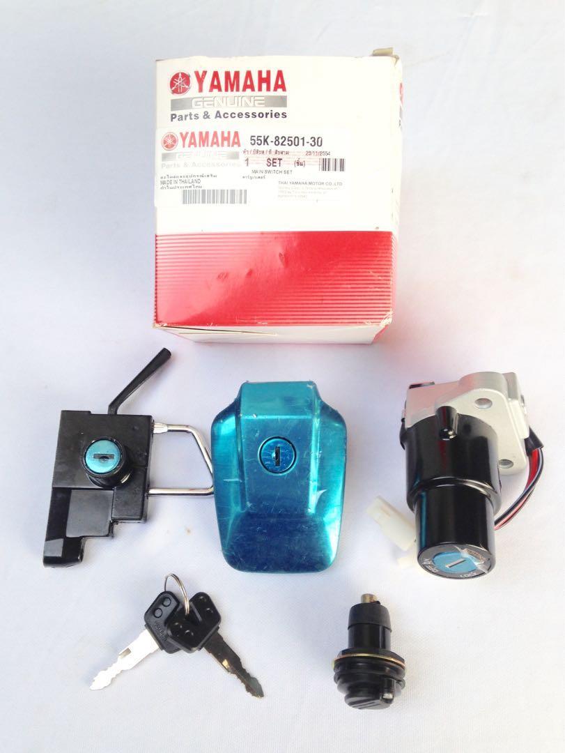 New Complete Set Key Lock Starter Yamaha RXZ Motor Part