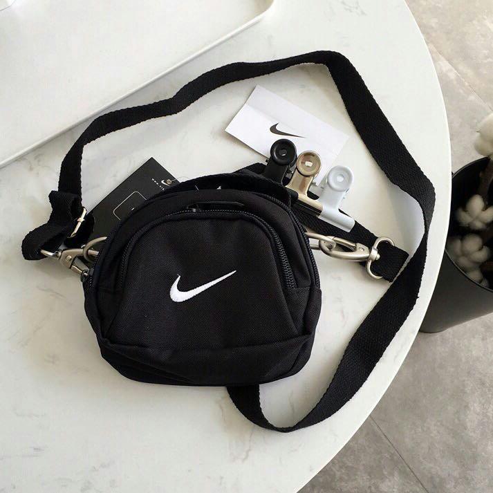 nike original authentic mini swoosh pvc sling bag 2019