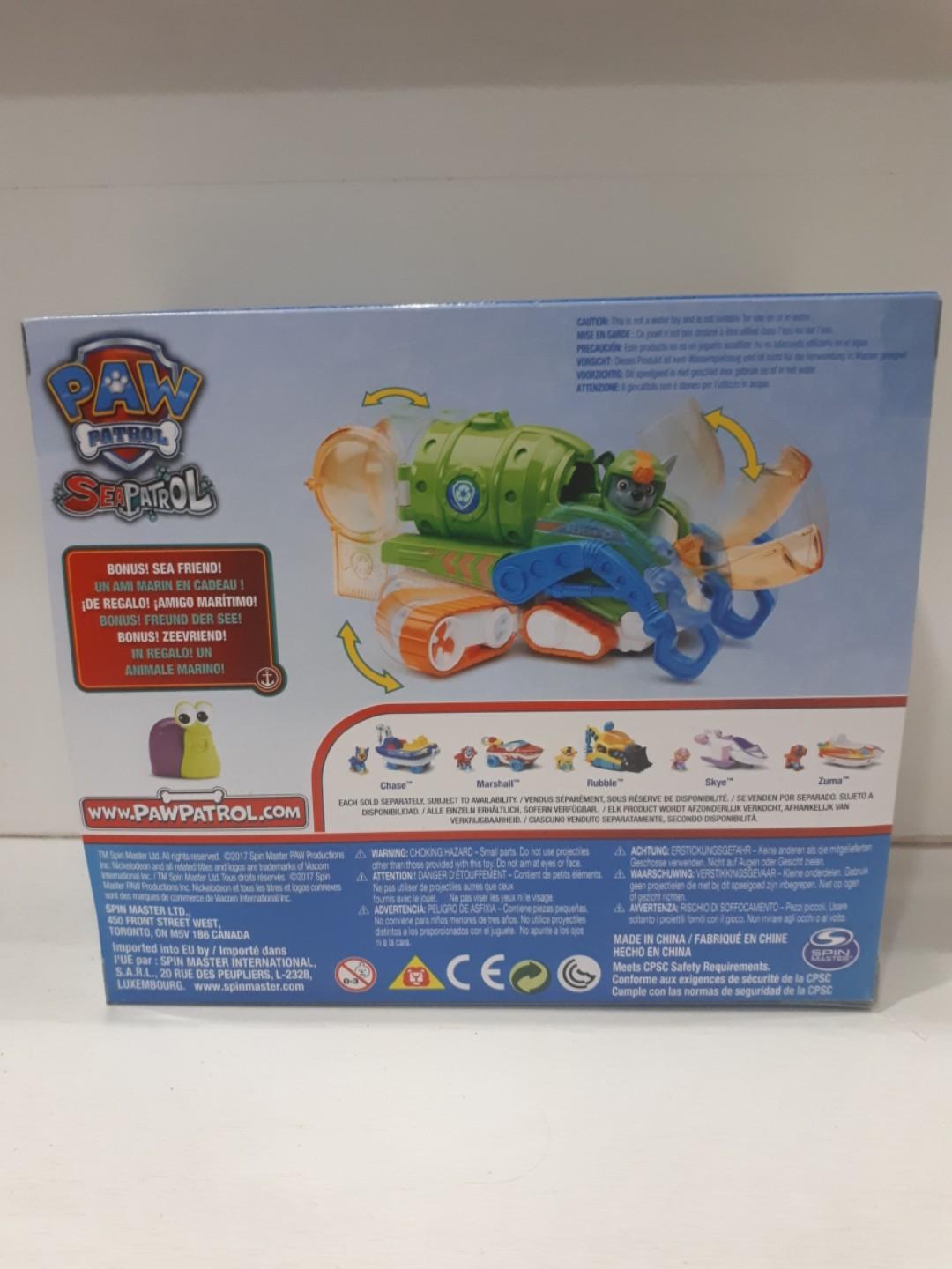 Nickelodeon Paw Patrol Brand New In Box Rocky Sea Patrol Vehicle, Hobbies &  Toys, Toys & Games On Carousell