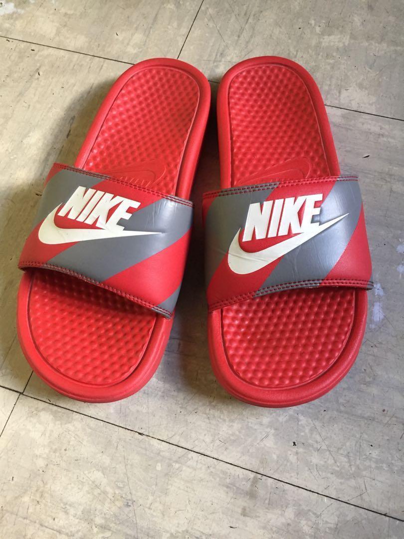 benassi nike red