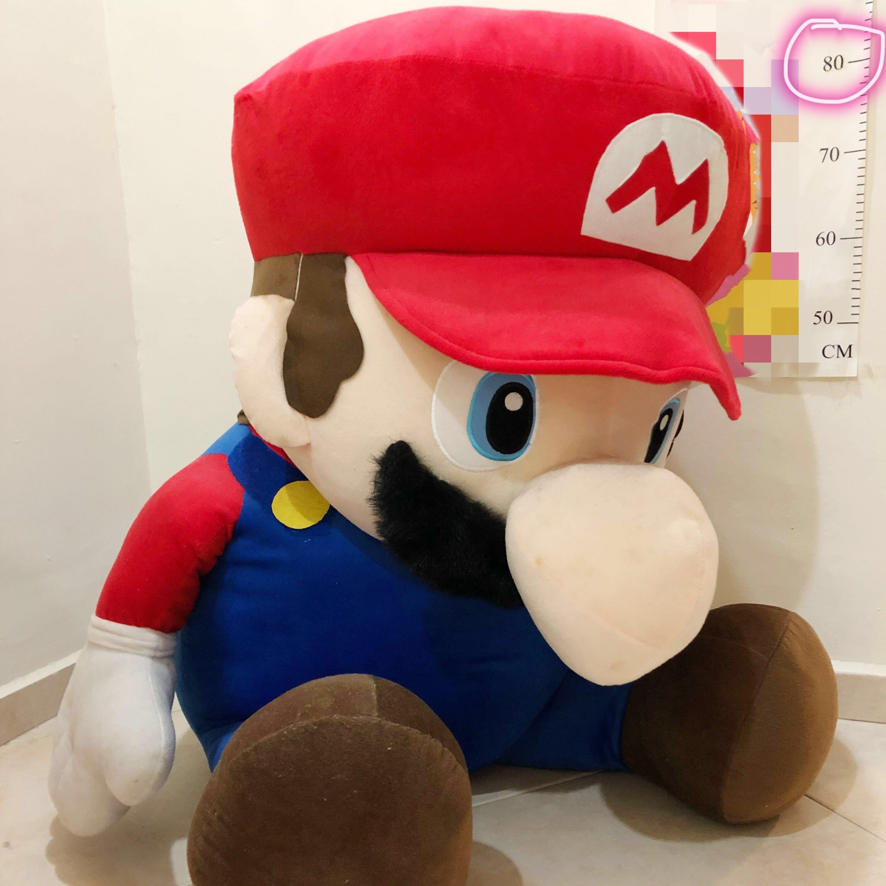 Giant shop stuffed mario