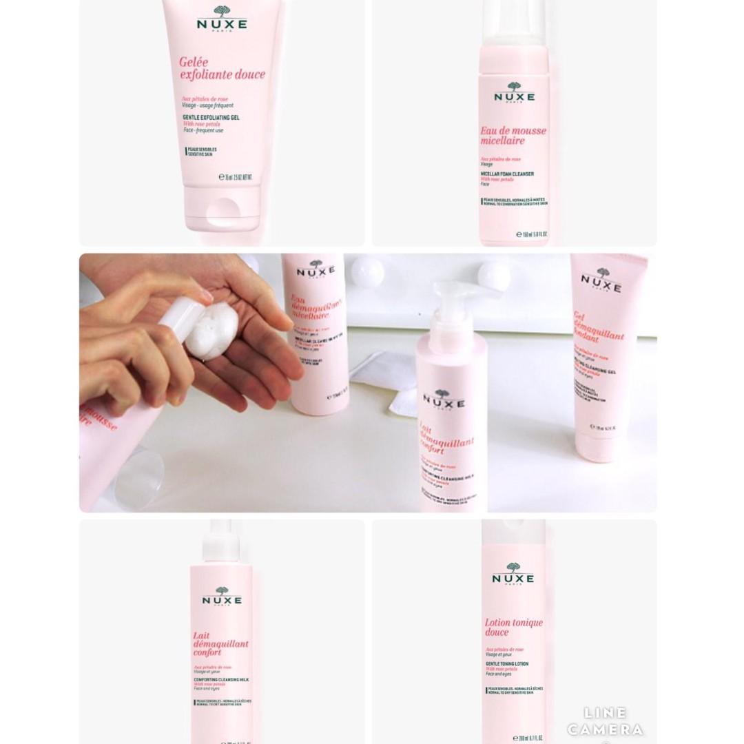 Nuxe Rose Petal Skincare Set 4pc Health Beauty Face Skin Care On Carousell